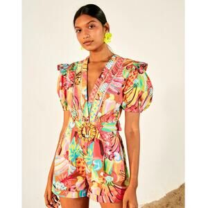 Farm Rio Fruit Salad Romper